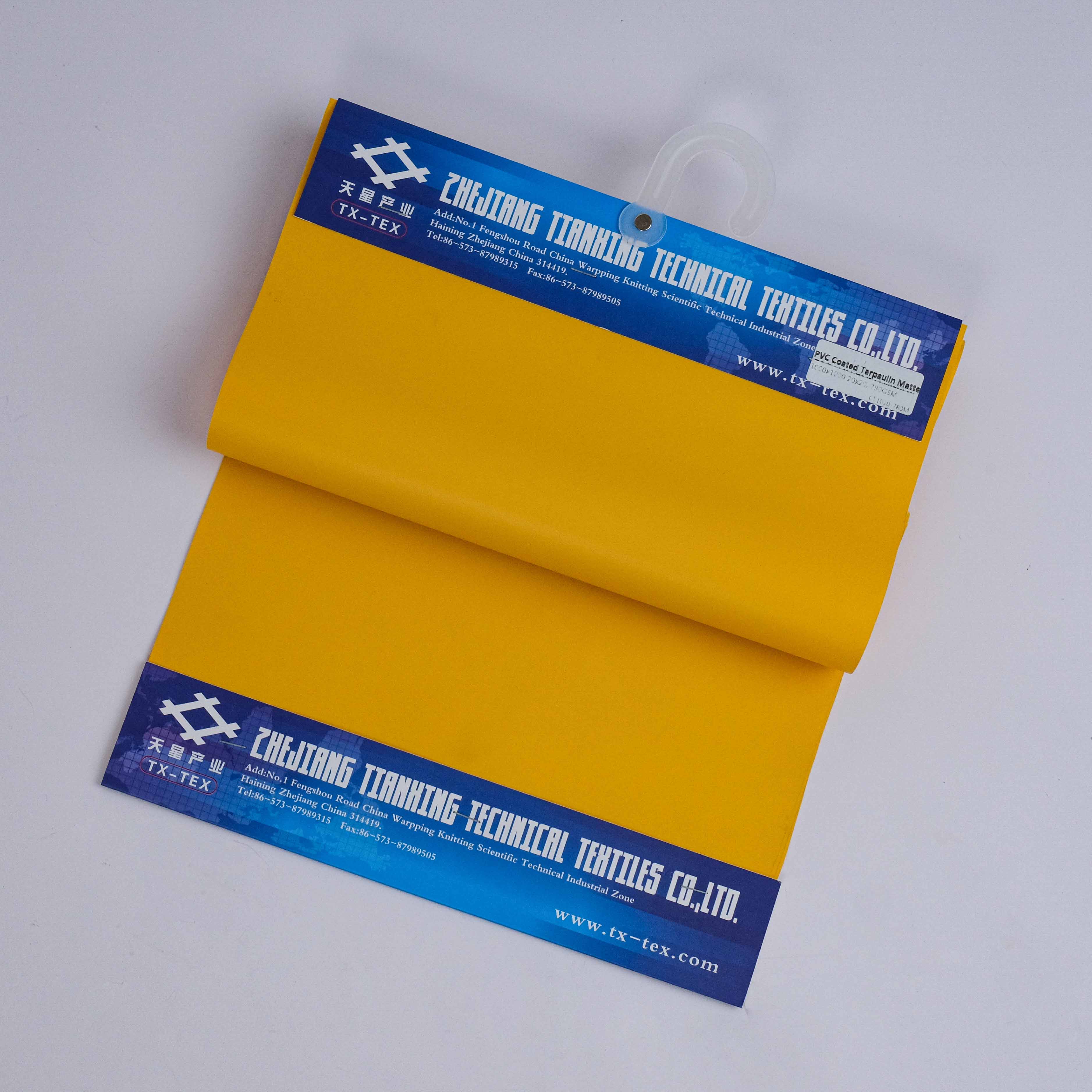 PVC Coated Tarpaulin Matte